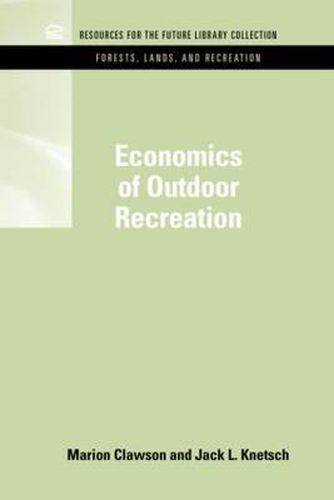 Cover image for Economics of Outdoor Recreation