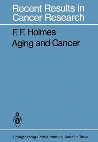 Cover image for Aging and Cancer