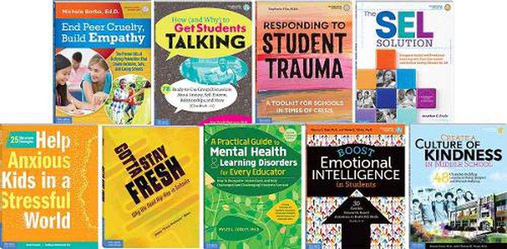 Cover image for Mental Health Educator Resources, Middle and High School 9-Book Set