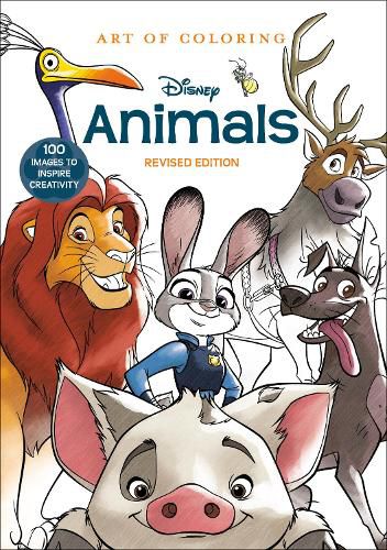 Cover image for Art of Coloring: Disney Animals