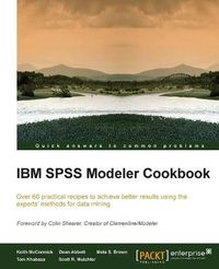 Cover image for IBM SPSS Modeler Cookbook