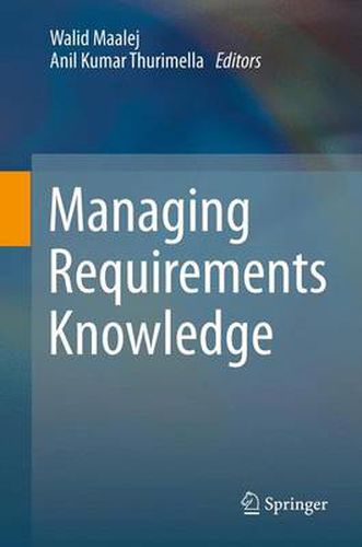 Cover image for Managing Requirements Knowledge