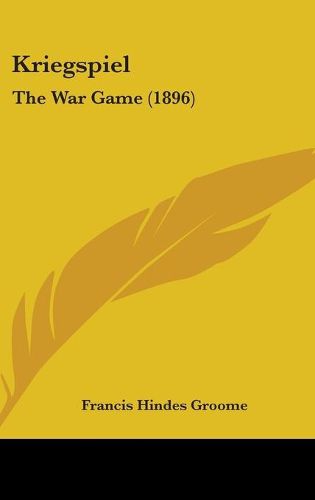 Cover image for Kriegspiel: The War Game (1896)