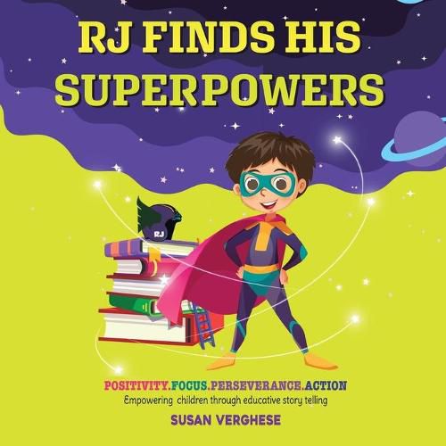 Cover image for Rj Finds His Superpowers