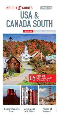 Cover image for Insight Guides Travel Map USA & Canada South (Insight Maps)