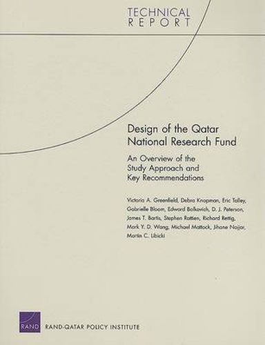 Cover image for Design of the Qatar National Research Fund: An Overview of the Study Approach and Key Recommendations