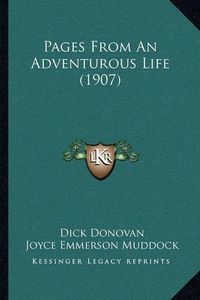 Cover image for Pages from an Adventurous Life (1907)