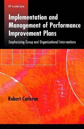 Cover image for Implementation and Management of Performance Improvement Plans