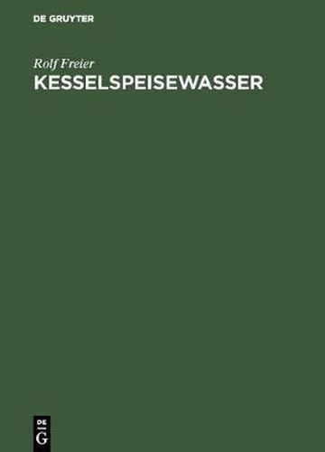 Cover image for Kesselspeisewasser