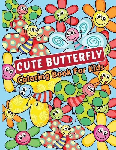 Cute Butterfly Coloring Book for Kids