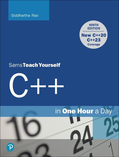 Cover image for C++ in One Hour a Day, Sams Teach Yourself