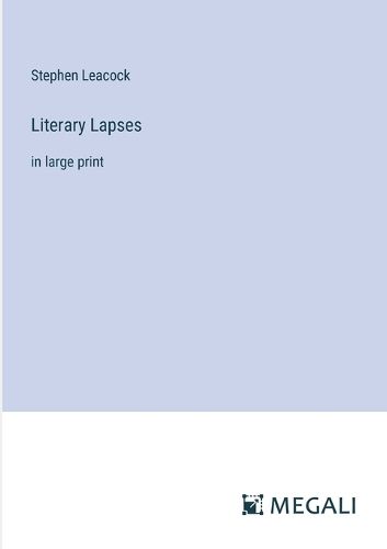 Cover image for Literary Lapses