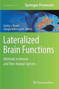 Cover image for Lateralized Brain Functions: Methods in Human and Non-Human Species