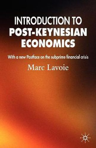 Cover image for Introduction to Post-Keynesian Economics