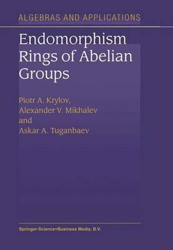 Cover image for Endomorphism Rings of Abelian Groups