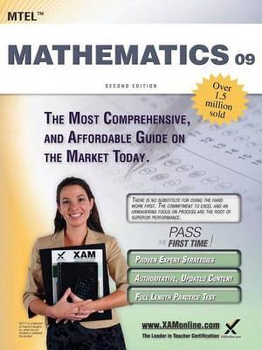 Cover image for MTEL Mathematics 09 Teacher Certification Study Guide Test Prep