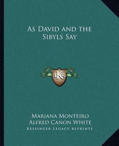 Cover image for As David and the Sibyls Say