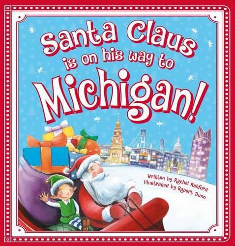 Cover image for Santa Claus is on His Way to Michigan!