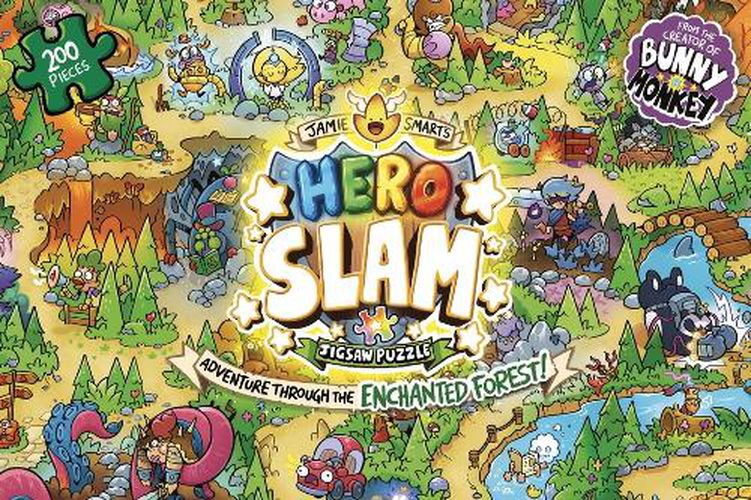 Cover image for Jamie Smart s Hero Slam Jigsaw Puzzle: 200 pieces