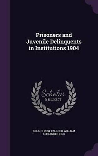 Cover image for Prisoners and Juvenile Delinquents in Institutions 1904