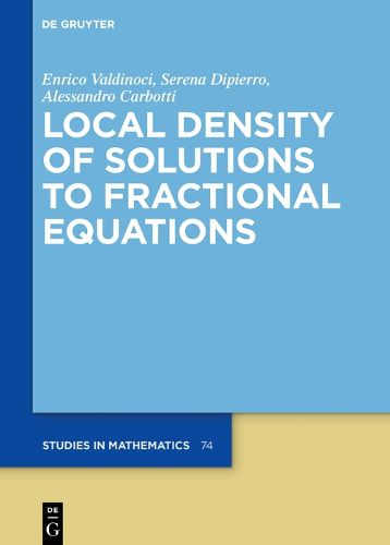 Cover image for Local Density of Solutions to Fractional Equations