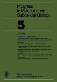 Cover image for Progress in Molecular and Subcellular Biology