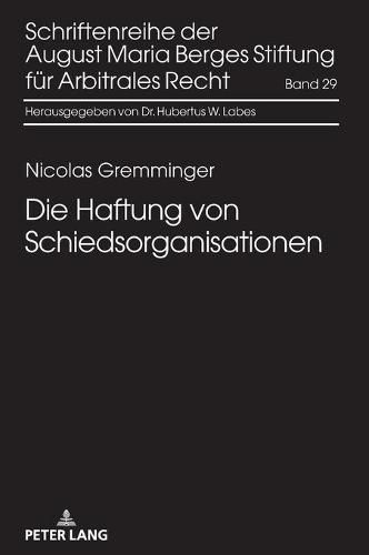 Cover image for Haftung von Schiedsorganisationen