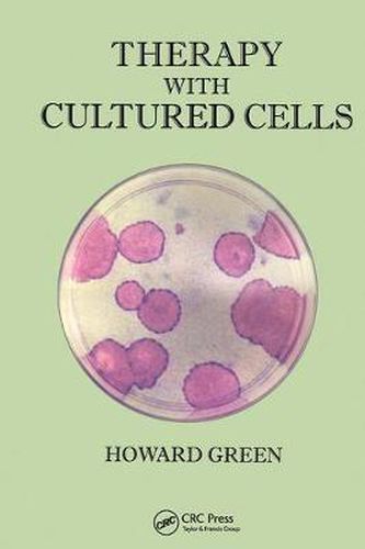 Cover image for Therapy with Cultured Cells