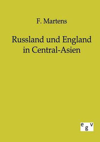 Cover image for Russland und England in Central-Asien