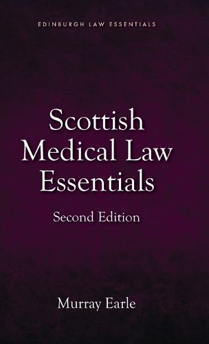 Cover image for Scottish Medical Law Essentials, 2nd edition