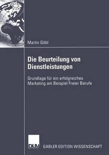 Cover image for Die Beurteilung von Dienstleistungen