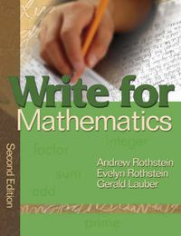 Cover image for Write for Mathematics