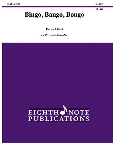 Cover image for Bingo, Bango, Bongo: For 6 Players, Score & Parts