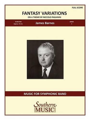 Cover image for Fantasy Variations on a Theme of Paganini