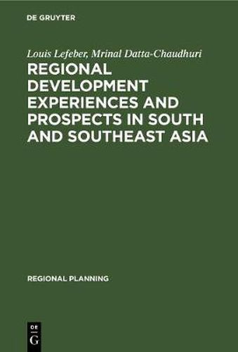 Cover image for Regional development experiences and prospects in South and Southeast Asia