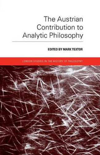 Cover image for The Austrian Contribution to Analytic Philosophy