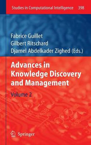 Cover image for Advances in Knowledge Discovery and Management: Volume 2