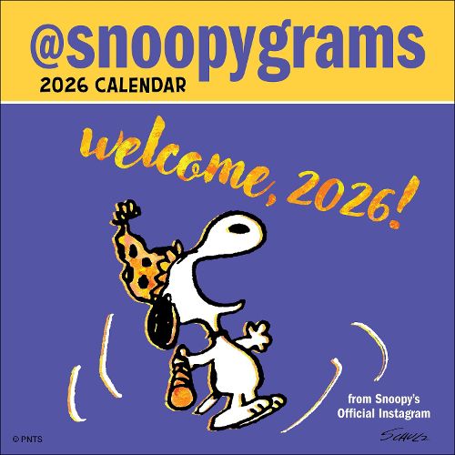 Cover image for Peanuts (R): @Snoopygrams 2026 Mini Wall Calendar