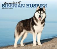 Cover image for Siberian Huskies, for the Love of 2020 Deluxe Foil