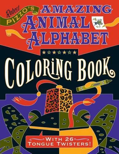 Cover image for Robert Pizzo Amazing Animal Alphabet Colouring Book