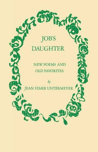 Cover image for Job's Daughter: New Poems and Old Favorites