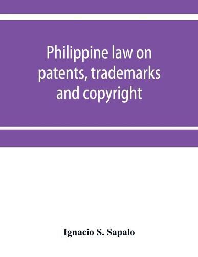 Cover image for Philippine law on patents, trademarks and copyright: background reading material on intellectual property, Philippine national supplement