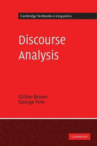 Cover image for Discourse Analysis