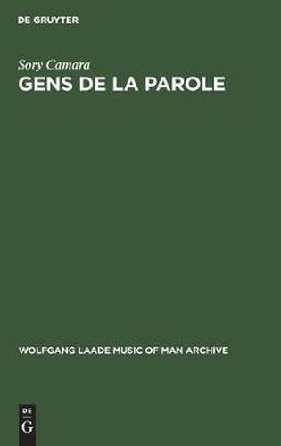 Cover image for Gens de la parole