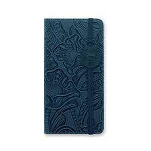 Baroque - Slim - Navy - Week to View - Multi Language 2025 Diary