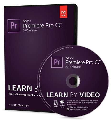 Cover image for Adobe Premiere Pro CC Learn by Video (2015 release)