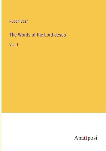 Cover image for The Words of the Lord Jesus