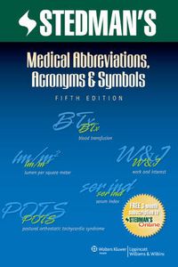 Cover image for Stedman's Medical Abbreviations, Acronyms & Symbols