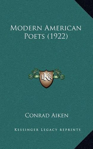 Modern American Poets (1922)