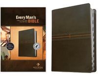 Cover image for NLT Every Man's Bible, LeatherLike, East-West Grey, Indexed